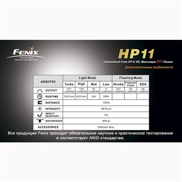 Фонарь Fenix HP11 Cree XP-G (R5)
