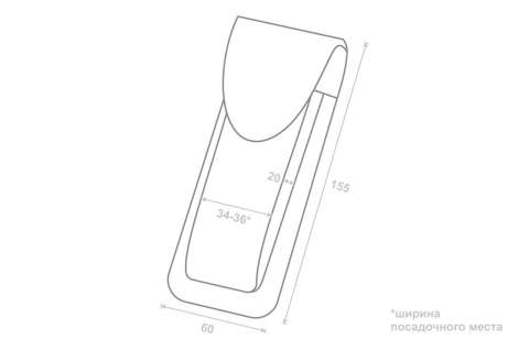 Чехол-XXL (коричн)-A