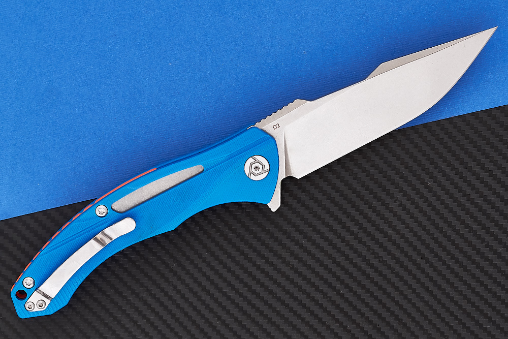 Нож складной CH 3519-G10-blue (CH Knives)