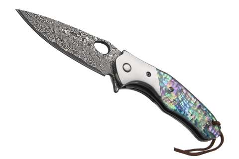 Нож складной DG 020 (дамаск)