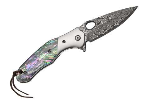 Нож складной DG 020 (дамаск)