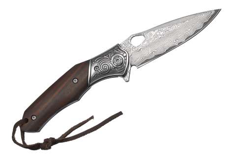 Нож складной WK 11012 (дамаск)