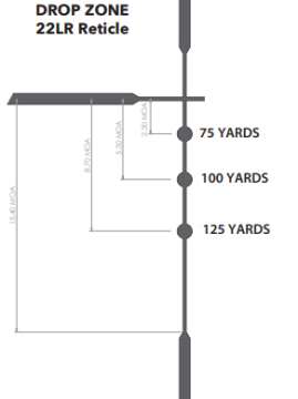 Прицел оптический Bushnell Rimfire 3-9x40 сетка DZ22