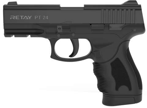 Пистолет стартовый Retay PT24 кал. 9 мм. Цвет - black.