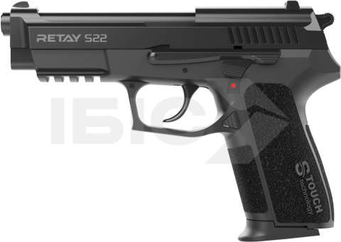 Пистолет стартовый Retay S22 кал. 9 мм. Цвет - black.