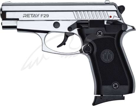 Пистолет стартовый Retay F29 кал. 9 мм. Цвет - Nickel