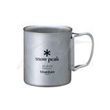 Термокружка Snow Peak MG-051FH Double Wall титановая 220мл