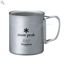Термокружка Snow Peak MG-051FH Double Wall титановая 220мл