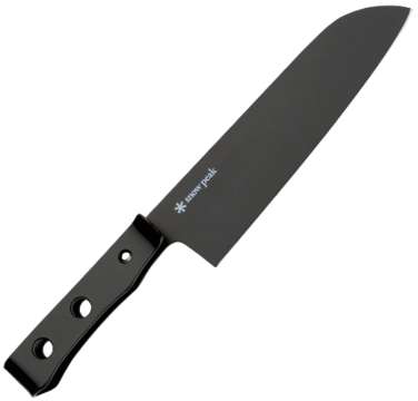 Нож Snow Peak CS-190BK кухонный. Форма: Сантоку