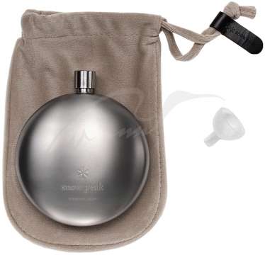 Фляга Snow Peak T-015 Titanium Curved Flask 200 ml