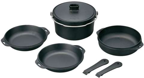 Чугунная печь Snow Peak CS-550 Cast Iron Duo Cooker
