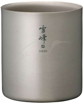 Кружка Snow Peak TW-122 Titanium Double Wall Stacking Mug 450ml
