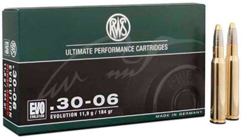 Патрон RWS кал.30-06 пуля EVO масса 11,9 г