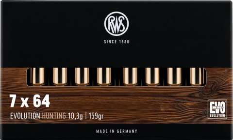 Патрон RWS кал. 7х64 пуля EVO масса 10.3 г