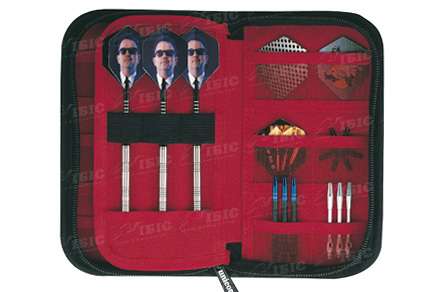 Чехол для дротиков Unicorn Maxi Wallet John Lowe ц:blk/silver