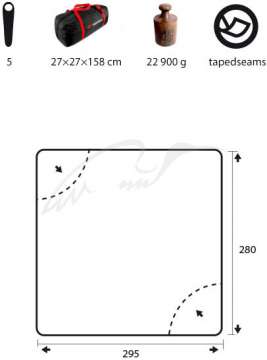 Тент Trimm Fisher 5. Black
