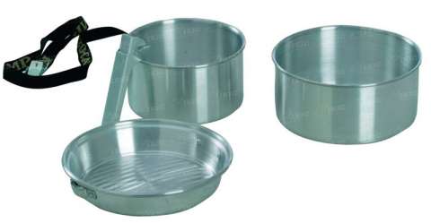 Набор посуды KingCamp CAMPER 2 Silver