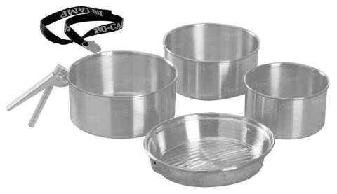Набор посуды KingCamp Camper 3 Silver