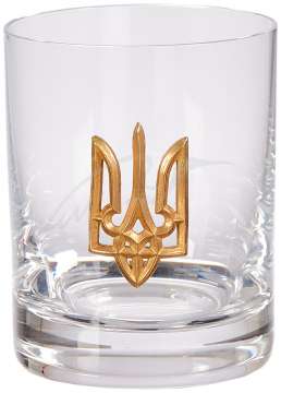 Подарунковий набір склянок "Козацькому Роду Нема Переводу" бронза для горілки