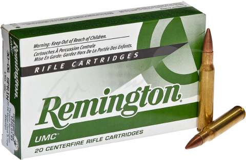 Патрон Remington UMC кал .30-06 пуля Metal Case масса 150 гр (9.7 г)
