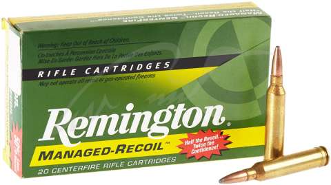 Патрон Remington Managed-Recoil кал. 7mm Rem Mag пуля PSP масса 140 гр (9.1 г)