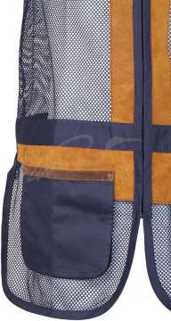 Жилет стрелковый Fabarm Superlative Summer. Размер - XL. Цвет - синий/оранжевый