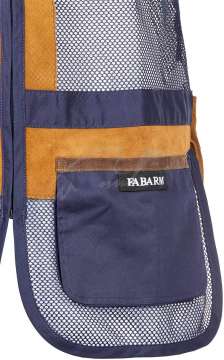 Жилет стрелковый Fabarm Superlative Summer. Размер - 3XL. Цвет - синий/оранжевый