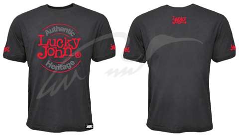 Футболка Lucky John AM-156 (100% котон) ц:серый