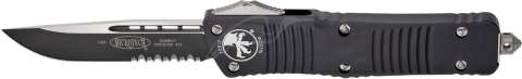 Нож Microtech Combat Troodon Drop Point Black Blade