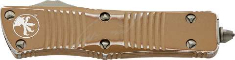Нож Microtech Troodon DE Stonewash. Цвет: distressed tan