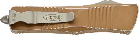 Нож Microtech Troodon DE Stonewash. Цвет: distressed tan