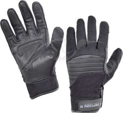 Рукавички Defcon 5 ARMOR TEX GLOVES WITH LEATHER PALM BLACK. Розмір - Колір - чорний