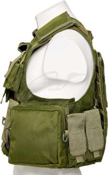 Жилет тактический Defcon 5 ARMOUR CARRIER WITH WATER BAG. Olive Green