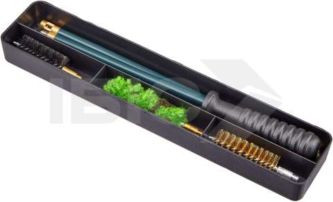 Набор MEGAline для чистки гладкоствольного оружия 16 калибра. Сталь в оплетке. 5x0.75