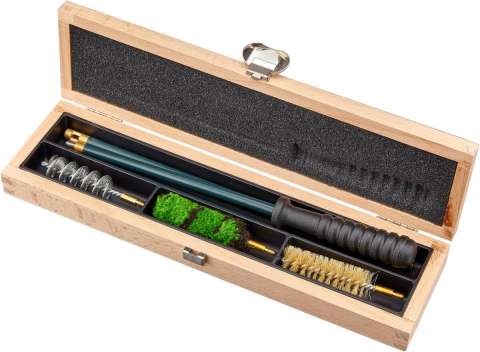 Набор MEGAline для чистки гладкоствольного оружия 12 калибра. Сталь в оплетке. 5x0.75