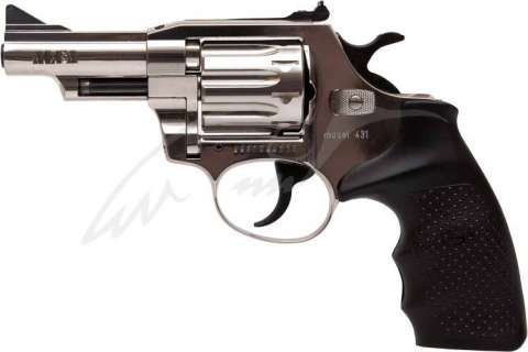 Револьвер флобера Alfa mod.431 3" Никель. Рукоять №13. Материал рукояти - пластик