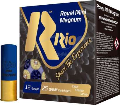 Патрон RIO MiniMagnum NEW кал. 12/70 дробь №00 (4.5 мм) навеска 42 г