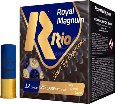 Патрон RIO Magnum кал. 12/76 дробь №1 (4 мм) навеска 50 г