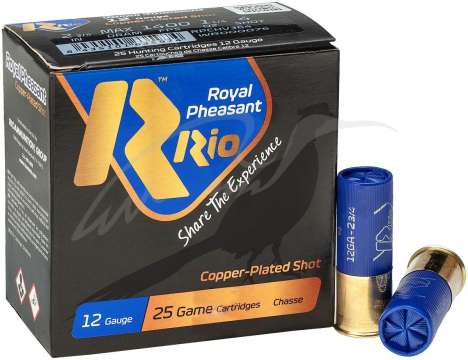 Патрон RIO Royal Pheasant COPPER Plated кал. 12/70 дробь № 4
