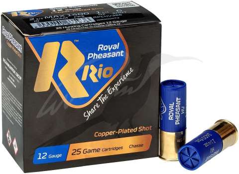 Патрон RIO Royal Pheasant COPPER Plated кал. 12/70 дробь № 6