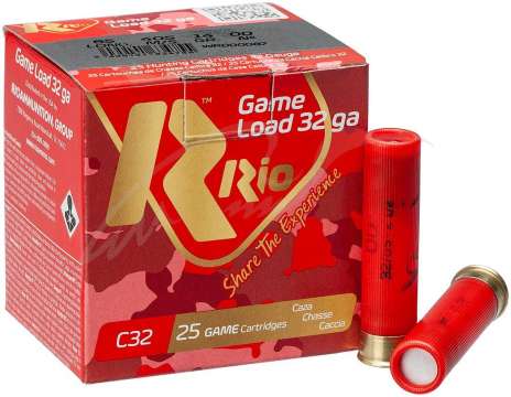 Патрон RIO Game Load кал. 32/65 дробь № 00 (4,5 мм)
