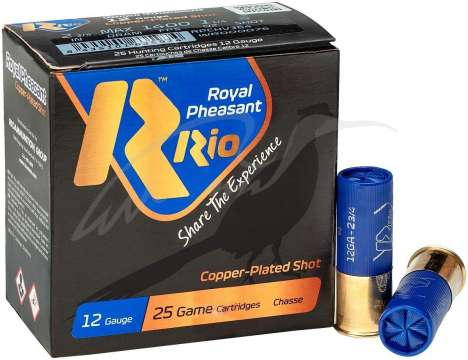 Патрон RIO Royal Pheasant COPPER Plated кал. 12/70 дробь № 0
