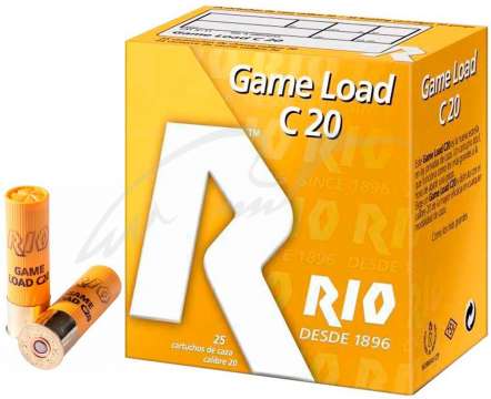 Патрон RIO Game Load C20 кал. 20/70 дробь №4/0 (5,0 мм) навеска 28 г