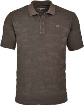Тенниска поло Blaser Active Outfits Jacquard ц:коричневый