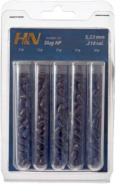 Пули пневматические H&N Slug Sampler Test Set. кал. 5.53 мм