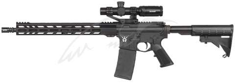 Карабін Voodoo Witch Doctor AR15 16" кал .223 Rem 1:8" з прицілом Bushnell AR Optics 1-4x24 і моноблоком Hawk