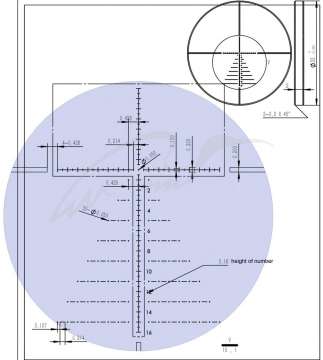 Прицел XD Precision 5-25x56 FFP с блендой