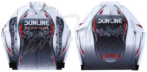 Реглан Sunline Prodry Zip-Up Shirt STW-5512CW ц:белый