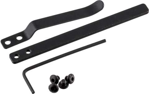 Универсальная клипса ClipDraw для скрытого ношения пистолета. Цвет - черный