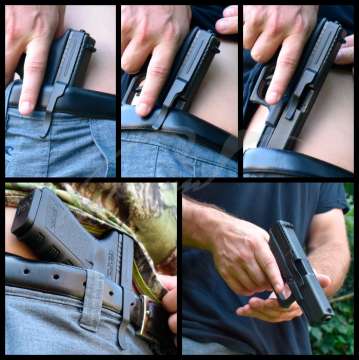 Клипса для скрытого ношения ClipDraw Large Frame Glock